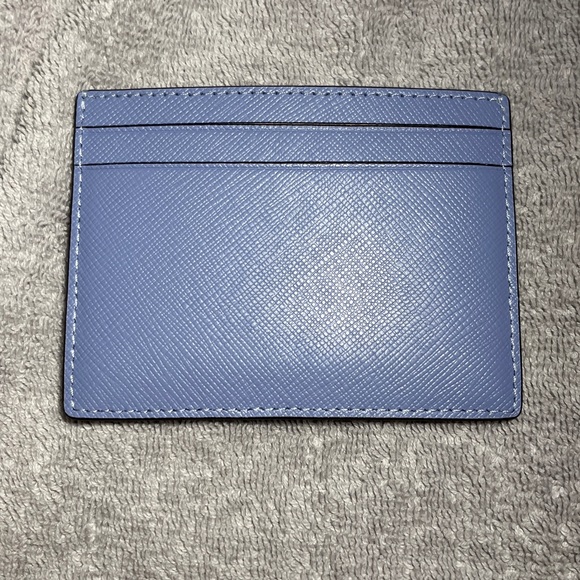 Kate Spade New York Saffiano Leather Card Holder Wallet Light Blue NWT - Picture 8 of 8